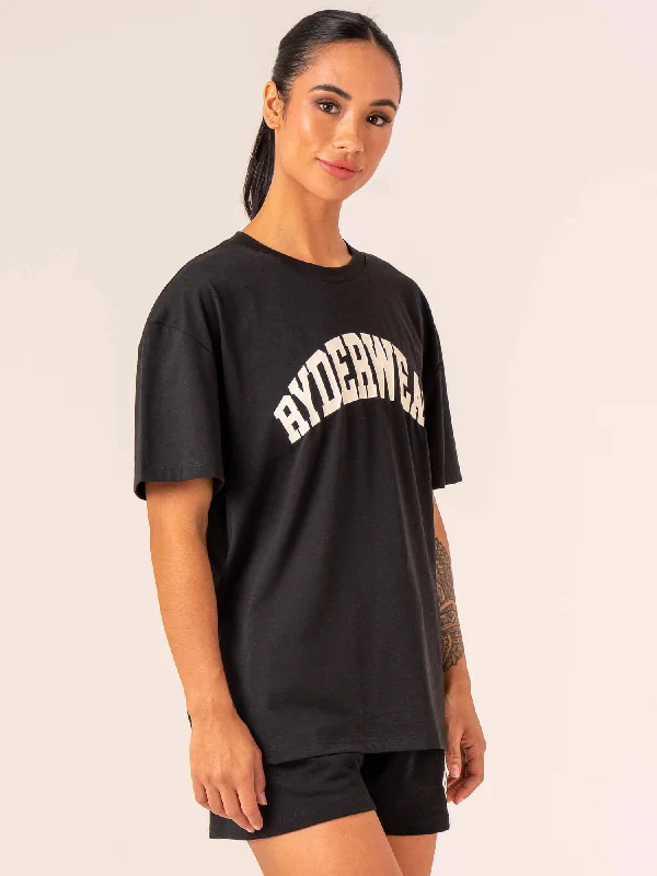 Women's Collegiate T-Shirt - Black