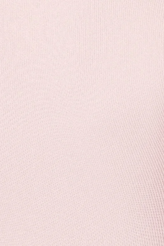 Pink Seamless Top Short Sleeve