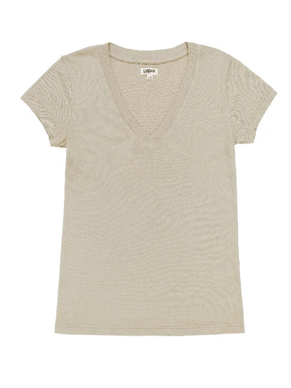 Becca Cotton V-Neck Tee