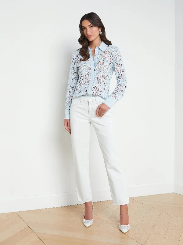 Maia Floral Lace Blouse