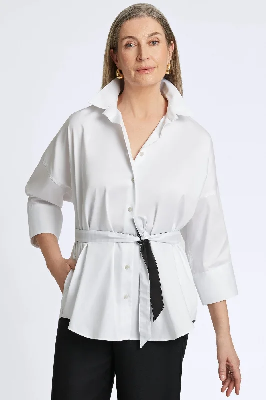 Avery Stretch Matte Sateen No Iron Shirt