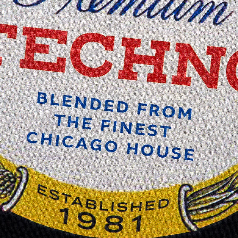 Detroit Premium Techno Back Print - Tshirt - Black