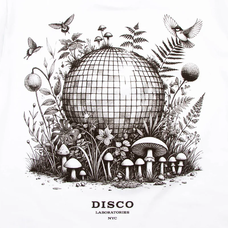 Ecology Disco Labs NYC Front Print - Tshirt - White