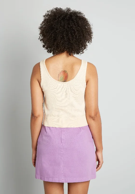 My Blossom-Kissed Embroidered Tank Top