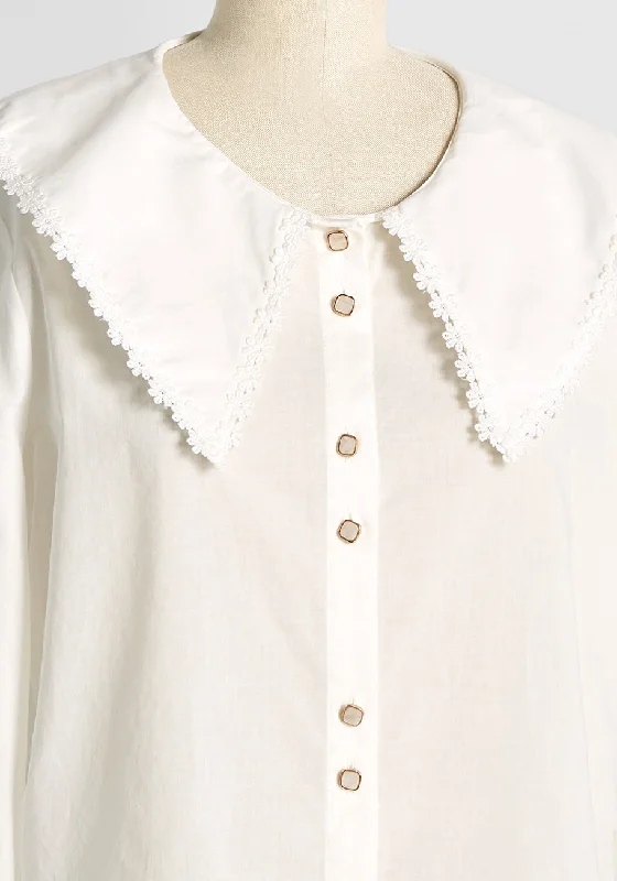 Pure Possibility Button-Up Blouse