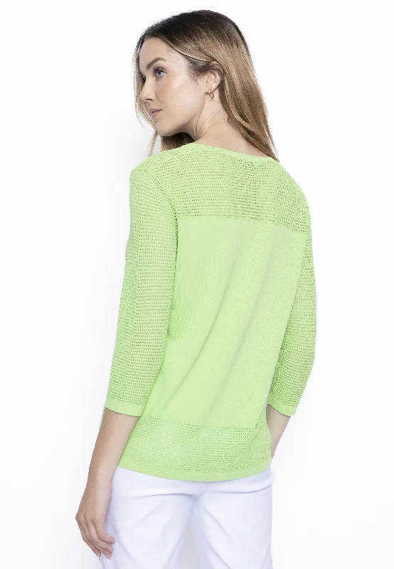 3/4 Sleeve Knitted Top