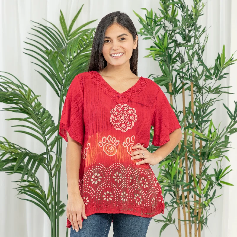 Paws for the Sun Short Sleeve Tunic