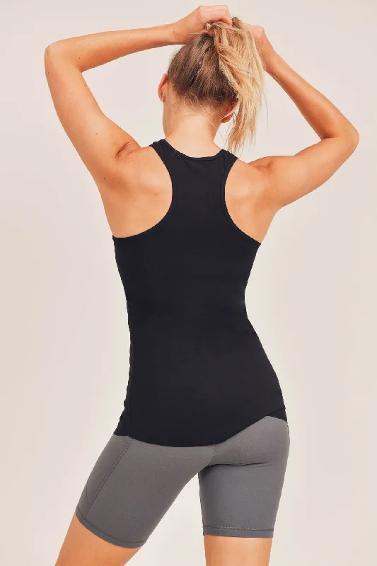 Black Activewear Tank Top | Boutique Elise | Brittany