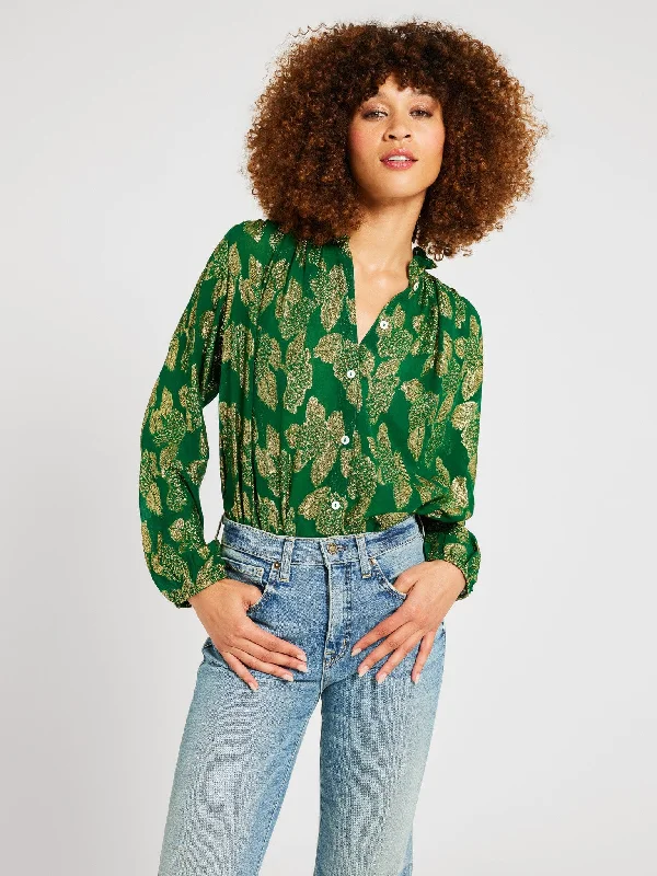 Francesca Top in Malachite Shimmer