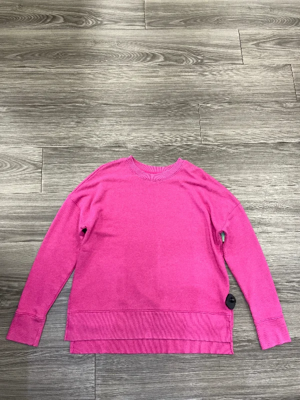 Sweatshirt Crewneck By Time And Tru In Pink, Size: M