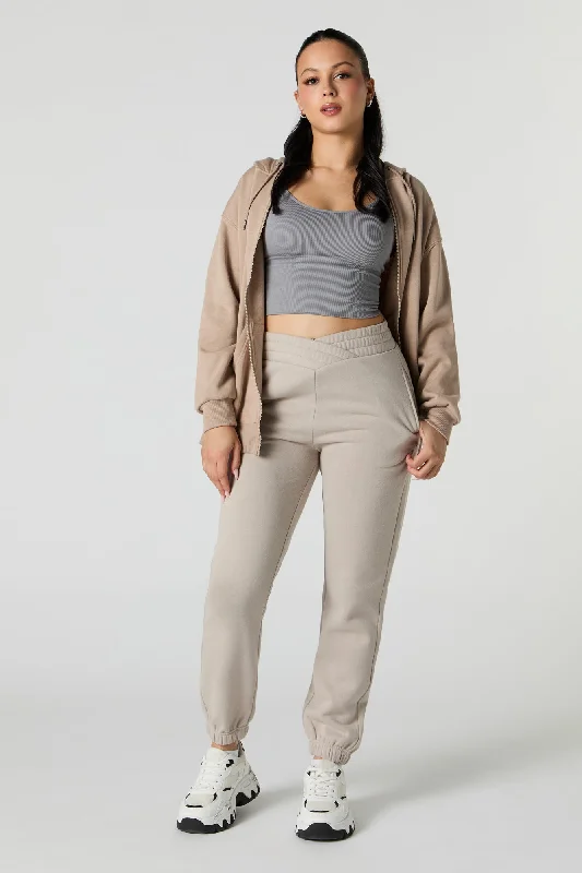 V Waist Fleece Jogger