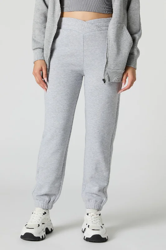 V Waist Fleece Jogger