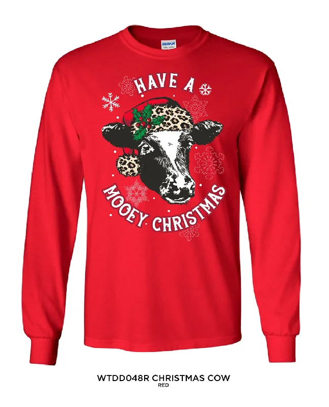 Christmas Cow Women's Long Sleeve Tee