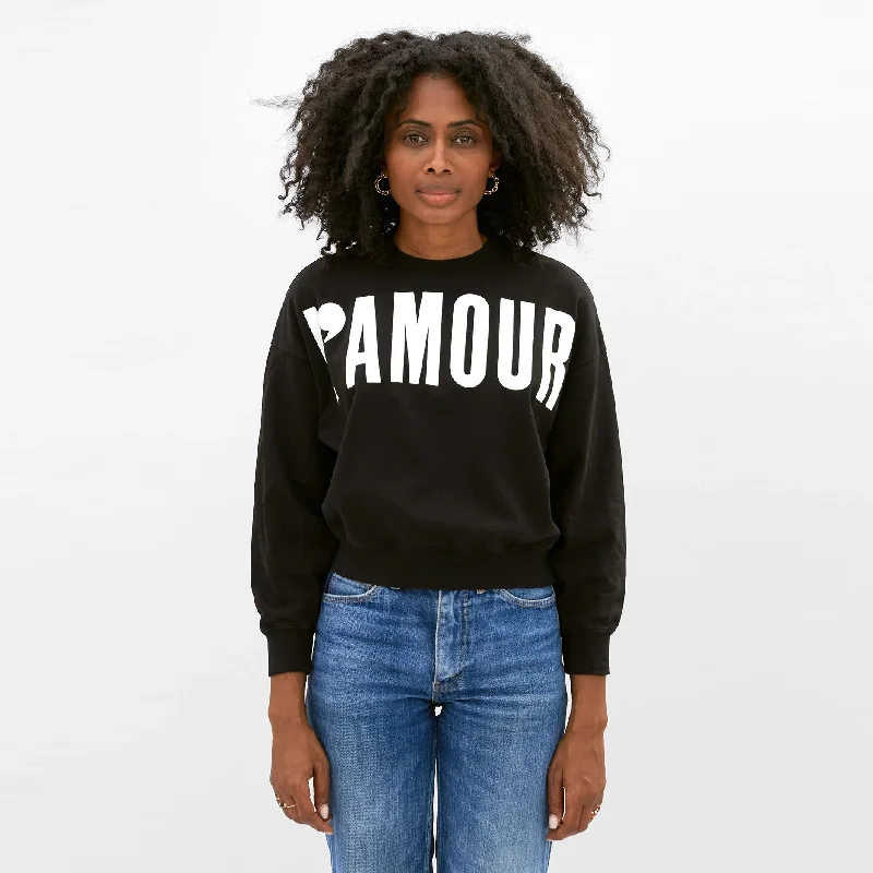 Le Drop Sweatshirt (Black L'Amour)