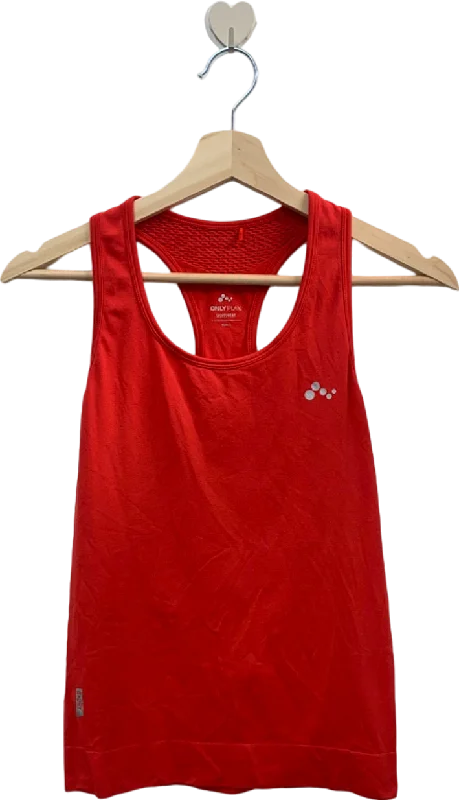 Only Play Red Christian Seamless Tank Top M