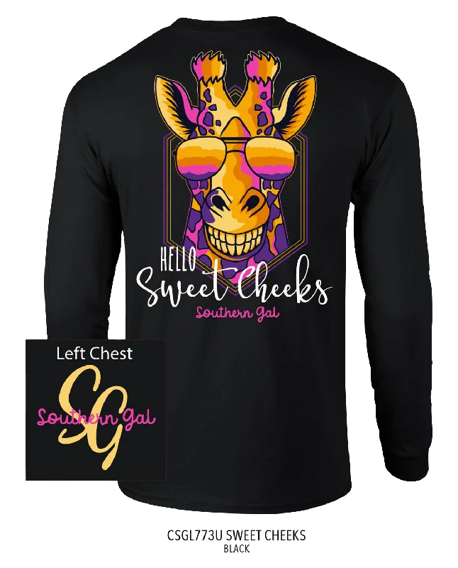 Southern Gal Sweet Cheeks Long Sleeve Tee