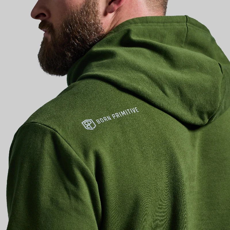 Unmatched Unisex Hoodie (Military Green)