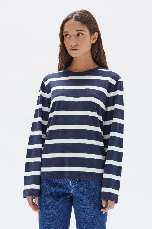 Womens Tyler Stripe Long Sleeve Tee