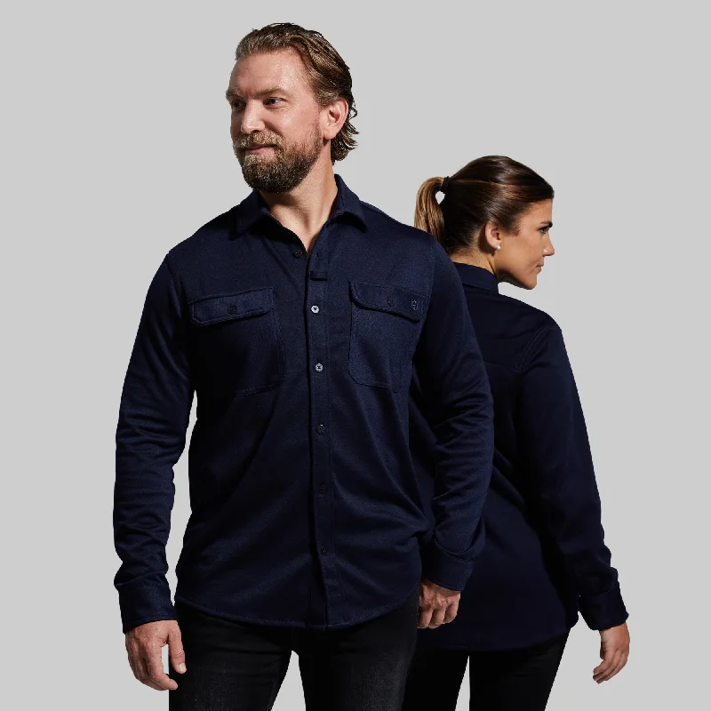 Woodsman Stretchy Flannel (Navy)